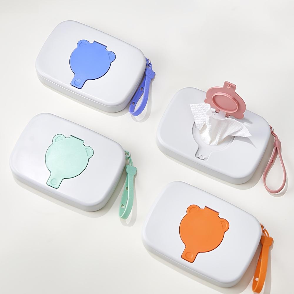 Travel-sized Wet Tissue Storage Case with Tight Sealing Lid. Lightweight Portable Holder for Daily Outdoor and Travel Use