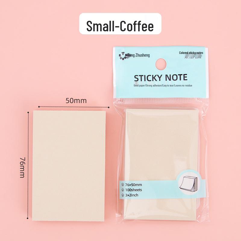 Morandi Color Sticky Notes - Tearable Student Stationery Index Tabs & Message Memo Pads
