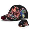 Sequin Butterfly Baseball Cap Embroidered Cotton Baseball Cap Fashion Peaked Cap  Travel