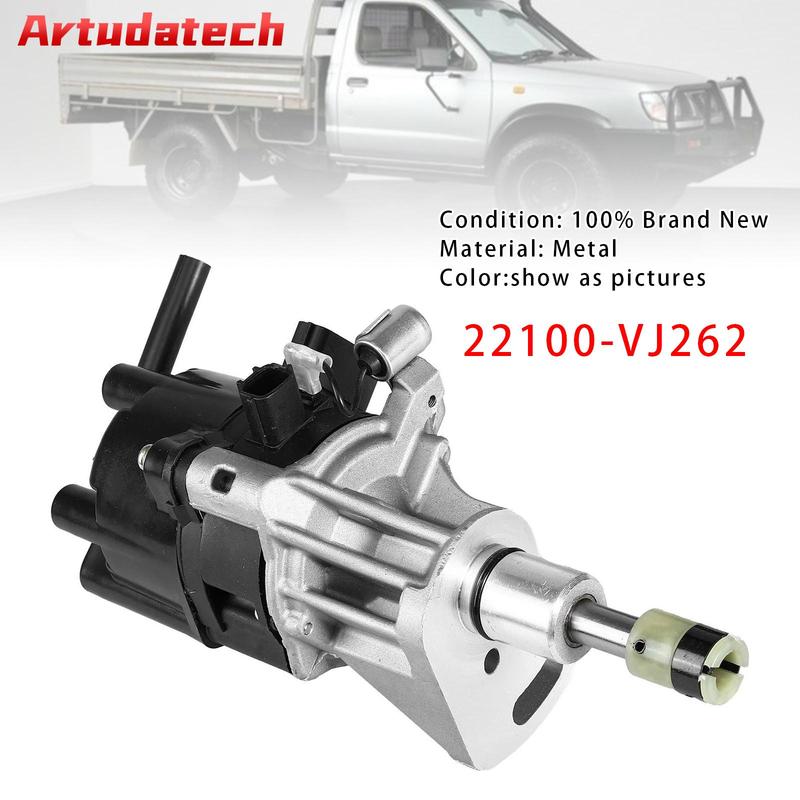 Artudatech Распределитель зажигания 22100-VJ262 Для Nissan D22 Navara 1999 г.в. L4 2.4L KA24DE 22100VJ262 T2T62071 KA24DE