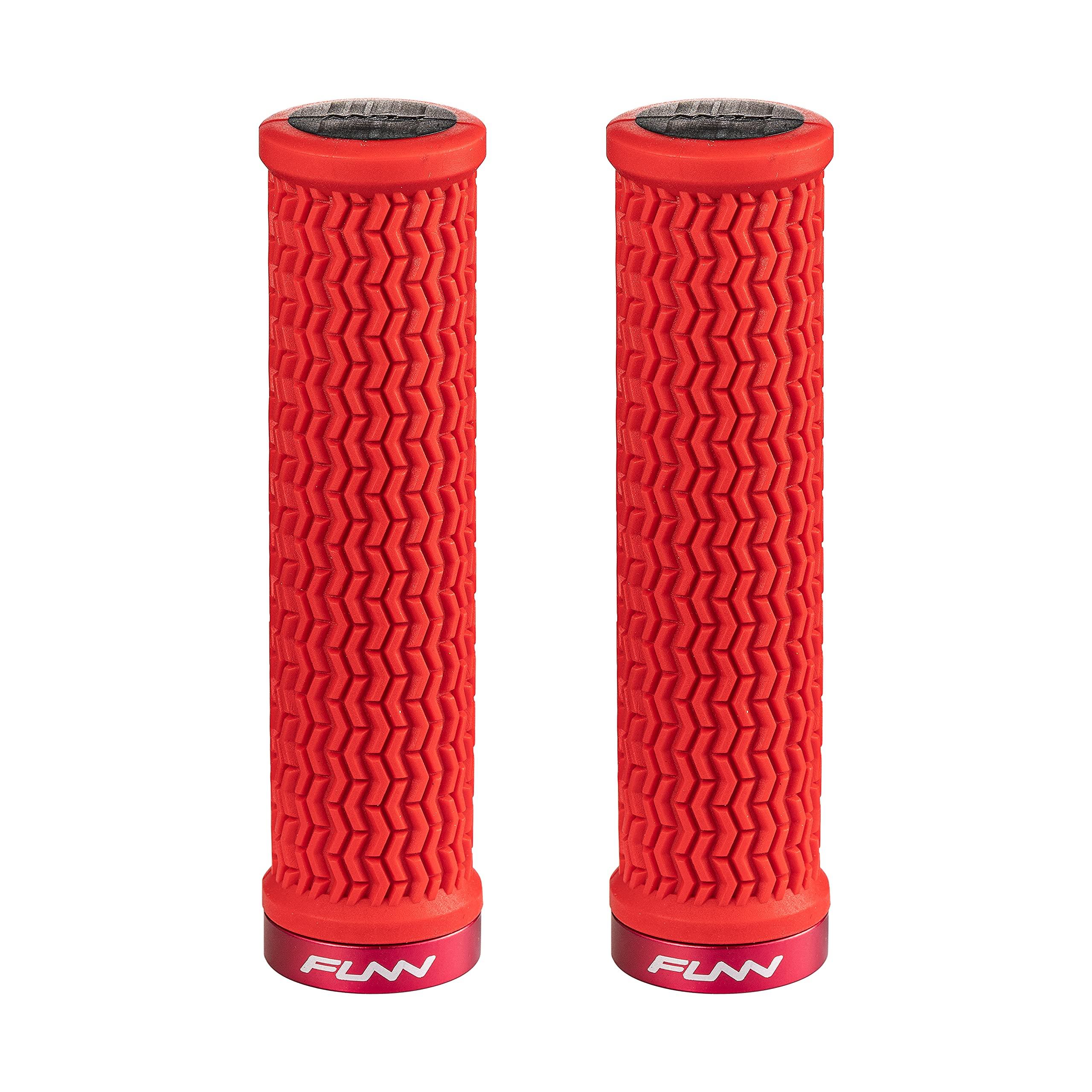 

Funn Holeshot Bicycle Grips Clamp Suitable for Mountain Cross and BMX and Comfortable - Single-Sided Lock-On - Bikes, Bikes, Bikes, Non-Slip Rubber,