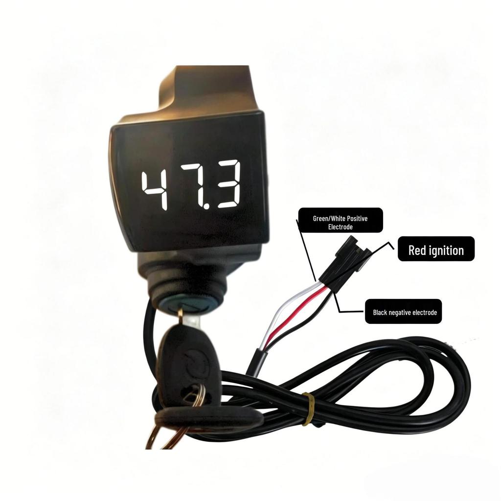 Universal Voltage Throttle Display for Electric Scooters (12V-96V) - Screen Lock & Speed Control Accessory