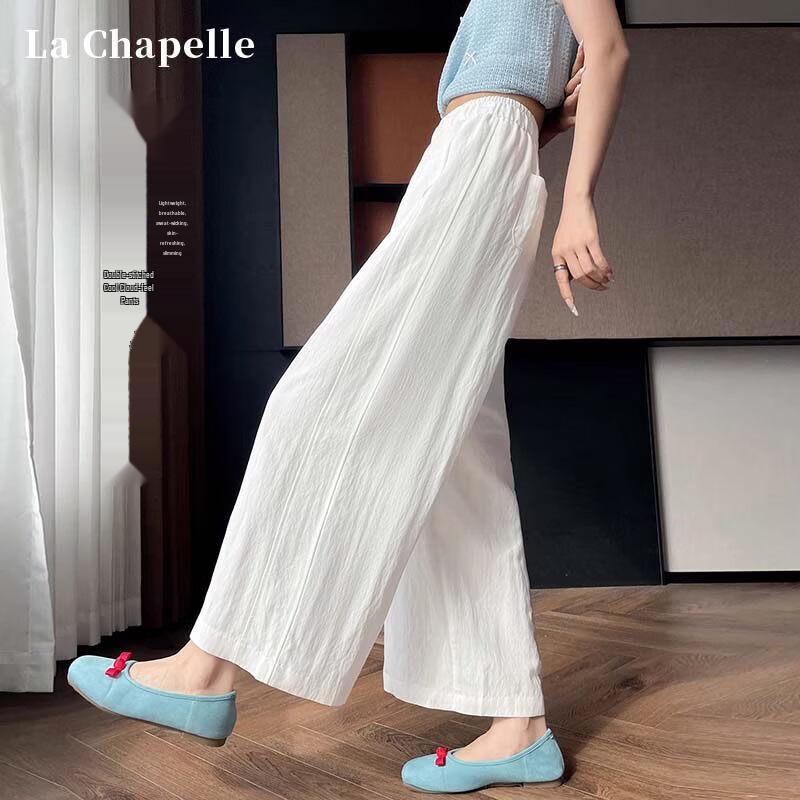 La Chapelle Women s Ice Silk Wide-Leg Pants XL