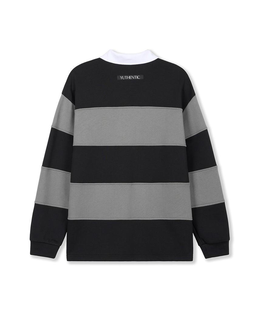 Yusentig Graphic Striped Collar Shirt Aw5Ae65220