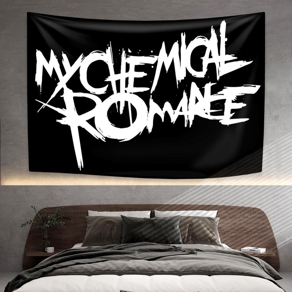 Gobelin Zespołu Muzyki Punkowej My Chemical Romances Dekoracja Domu Sypialnia Akademik Wiszący na Ścianie Tło Tkanina Dekoracja Koncertowa