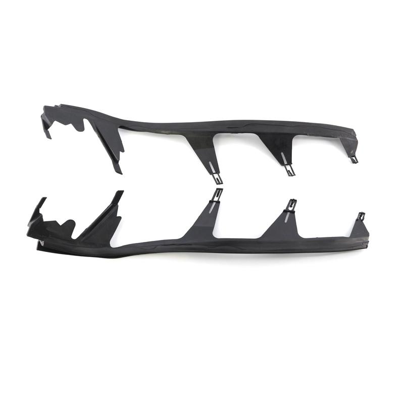For BMW 3SERIES E46 330Ci M3 Car Front Upper Headlight Cover Strips Trims Headlight Sealing Strip Gasket 63128384489 63128384490