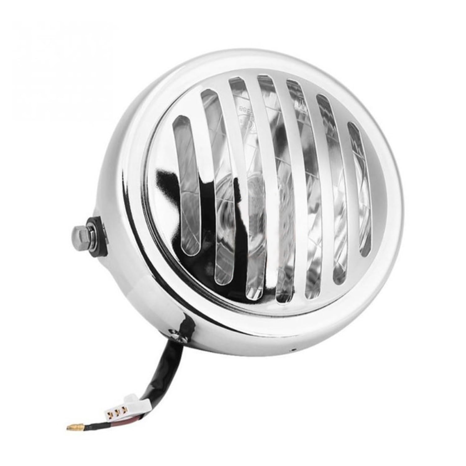 

SZYUMO 5.75-inch Motorcycle Headlight with Bracket for CG125, GN125, Hornet 250, Cafe Racer, Retro Bike, Scooter, Original Halogen Light