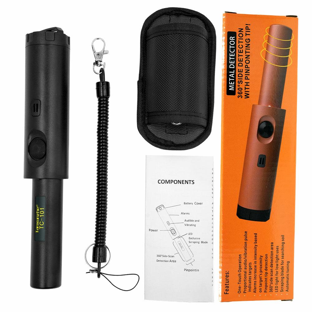 

Metal Detector High Sensitivity Handheld GP-Pointer Detector Portable Waterproof Treasure Hunting For Silver Coin Gold Locating чорний