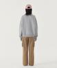 COVERNAT WOMAN Oversized Cooper Logo Sweatshirt Melange Gray