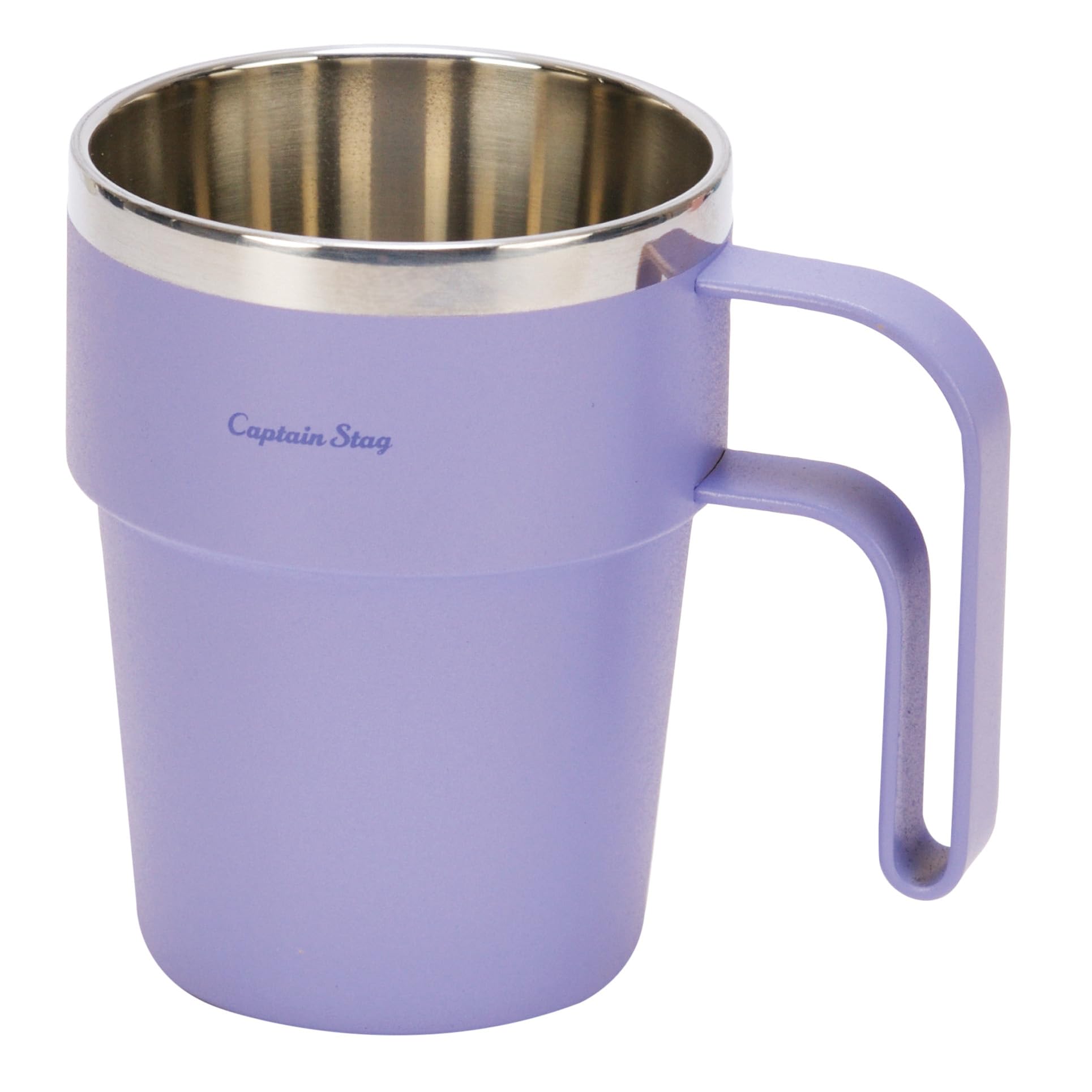 

CAPTAIN STAG Походная кружка-кружка CS Вакуумная штабелируемая кружка Сохраняет напитки горячими или бумажный стаканчик Фиолетовая Двойные стенки 210 мл, Холод, Совместимая, UE-4946 фиолетовый