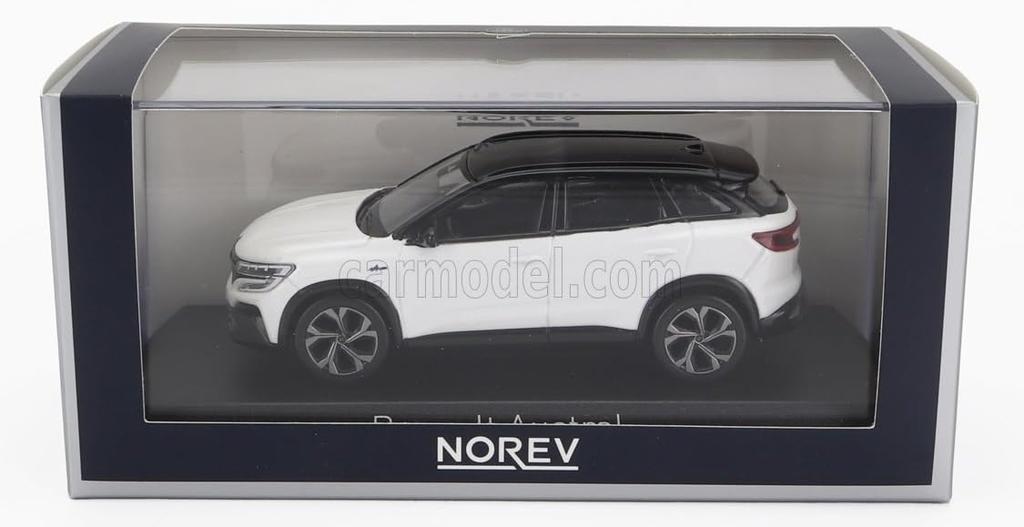 Norev Renault Austral Miniature Car 1/43 RENAULT AUSTRAL ESPRIT ALPINE 2022 (White Pearl)