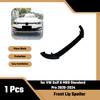 Front Lip Spoiler for VW Golf 8 MK8 Standard Pro 2020-2024 ABS Piano Black Front Bumper Splitter