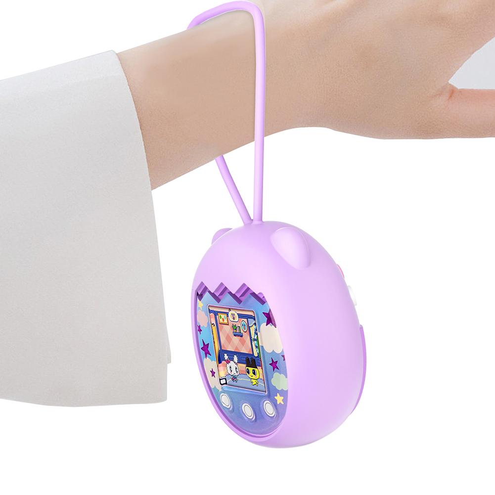 Husă electronică din silicon pentru animale de companie pentru Tamagotchi Pix Husă de protecție cu desene animate drăguț pentru mașină de joc pentru animale de companie Carcasă rezistentă la zgârieturi