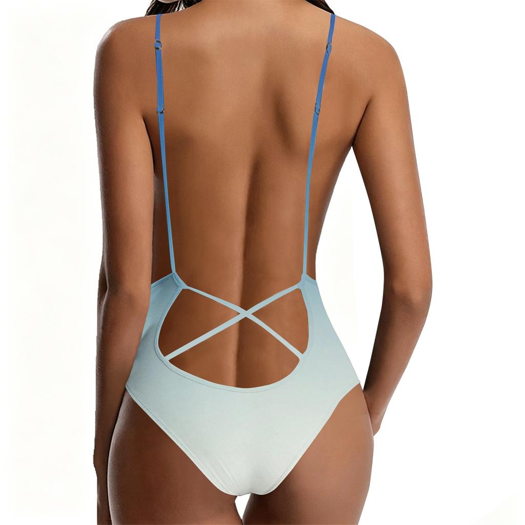 Women's Printed Bikini Swimsuit Sport Swimsuit