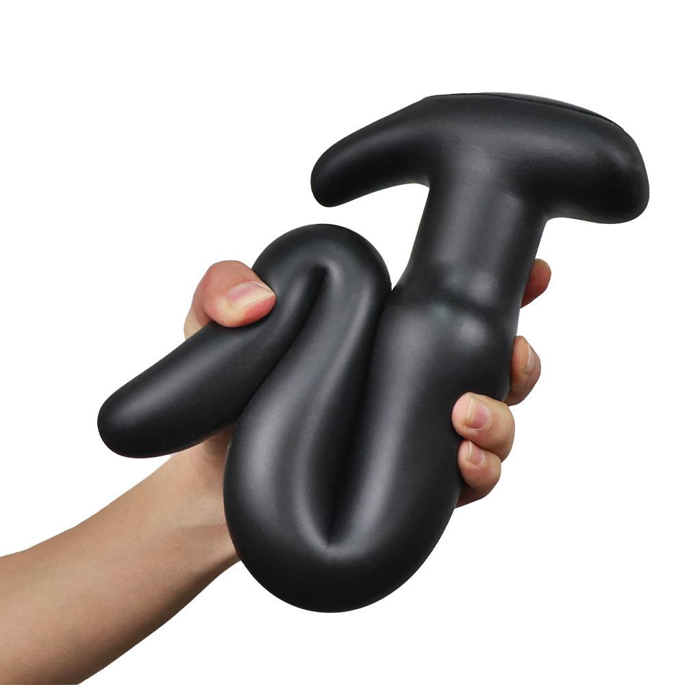 Golden Dragon Anal Plug 3-Piece Set for Both Men and Women Self-pleasure Toy Soft Liquid Silicone Adult Toys for Anal Play