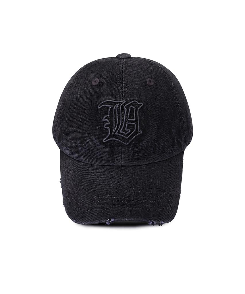 Linebinyu New La Denim Ball Cap - Vintage Black