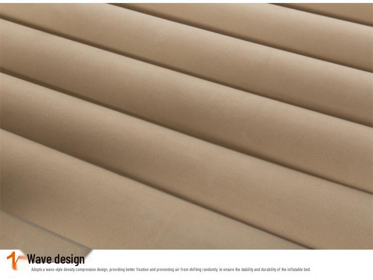 Faltbare aufblasbare Auto-Matratze mit PVC-Beflockung für SUV-Reisen