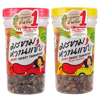 Tamarind House Tamarindo Dolce Piccante / Tamarindo Dolce Piccante Gusto Prugna 140 g. x 1/3 pezzi - Snack alla frutta tailandese