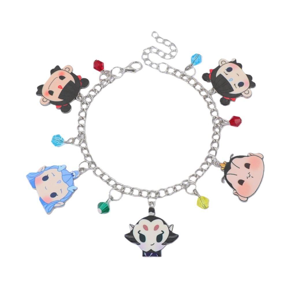 Nezha Ao Bing Cartoon Charm Bracelet With Zinc Alloy Pendant For Gift Giving