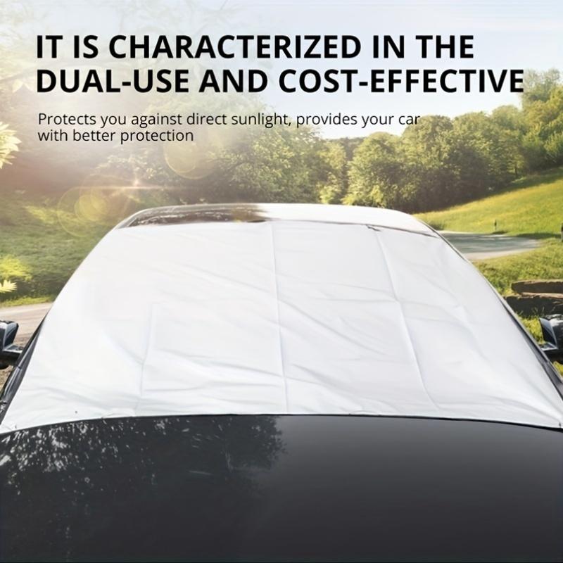 Car Windscreen Cover Front Cover Anti Snow Frost Sun Shield Dust Protector Heat Sun Mat Car Window Screen Cover