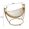 Hammock Shaped Fruit Vegetable Basket Iron Wire Display Tray Hollow Kitchen Accessories  Snack