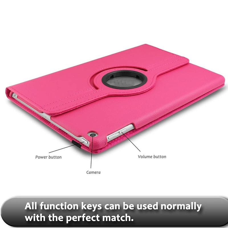 360 Rotation For iPad Case Air Pro MINI 3 4 5 6 7 10th 11th 12th Generation 10.9 10.2 11 12.9 13 Inch Leather Stand Tablet Cover