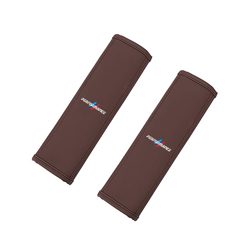 Car Seat Belt Cushion Safety Belt Leather Shoulder Protector Pad For BMW E46 E90 E60 F30 F10 E39 E36 F20 G20 G30 E92 E87 E91 X5 VM4