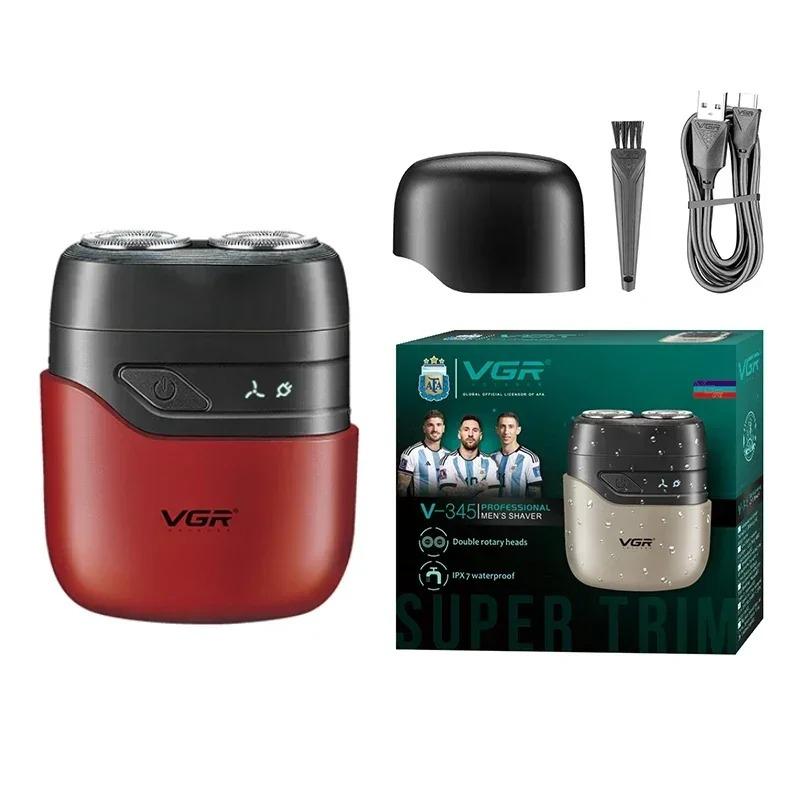 Men s Portable Waterproof Electric Shaver and Beard Trimmer USB Rechargeable Fast Washable for Home and Travel Use