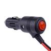 Car Cigarette Lighter Extension Cable Cord Adapter with Switch 1M Universal 12V
