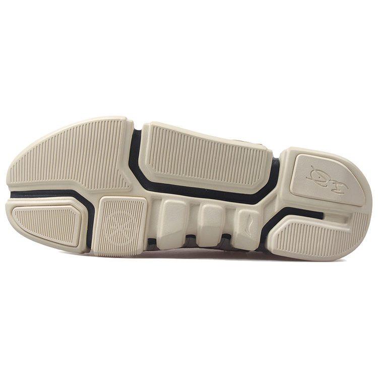 Li Ning Vintage Slip Resistant Abrasion Resistant Mid top Basketball Shoes Men's Gray AGWN041-3