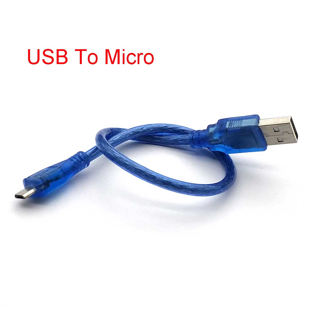 USB-кабель 30 см для Uno R3 для Nano/MEGA 2560/Leonardo/Pro Micro/DUE Синий Качество A Тип USB/Mini USB/Micro USB 0,3 м для Arduino Type3/30cm