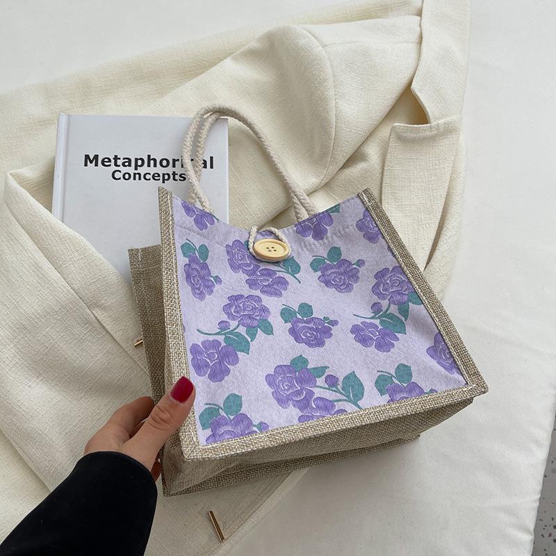 

Льняная сумка для хранения вещей для студентов Льняная сумка для покупок Подарочная сумка на день рождения Сумка для бенто