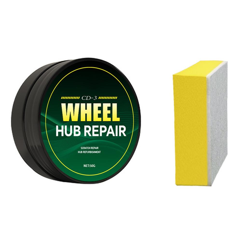Effective Wheel Scratch Repair Paste 50g Formula Wheel Hub Scratch Remover Polish for Smooth Finishes On Metal Surfaces