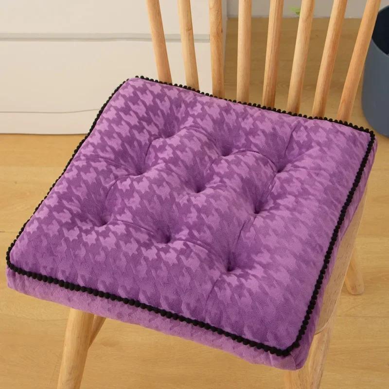 

Tatami Thick Small Sitting Pier Futon Leather Floor Cushion Lazy Cushion Balcony Bedroom Tatami Sitting Mat Stool Mat 42x42cm 42x42cm