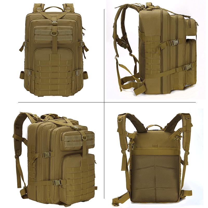 Zaino Tattico 900D 3P da Uomo Impermeabile Mimetico - Grande Capacità, Resistente all'Usura per Campeggio all'Aperto