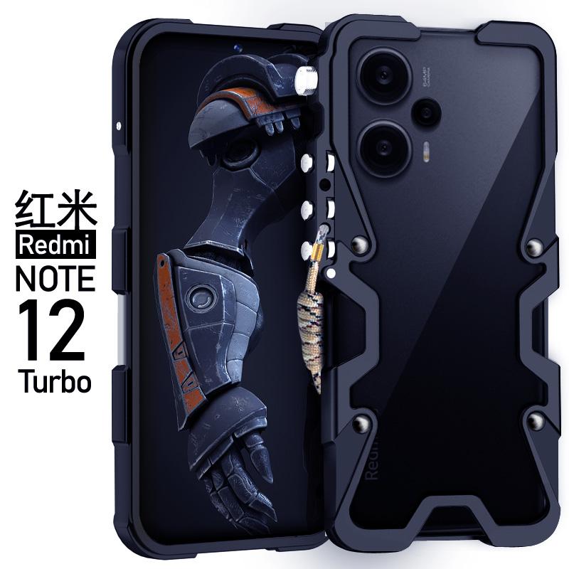 Armor Metal Frame Shockproof Cover For Xiaomi Redmi Note 12 Pro Aluminium Bumper Cases Fundas Redmi 11e 11T 12 Turbo 13 Pro + 5G