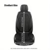 3D Textured Breathable Cooling Summer Car Seat Cushions,Ice Silk Fabric Front Dual-Seat Pads, Easy Installation No Straps Need
