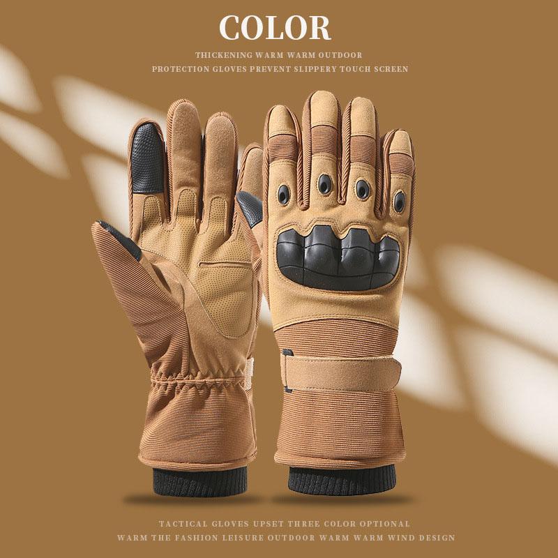 Tactical Gloves Full Finger Winter Warm Combat Touch Screen Thermal Gloves Outdoor Skiing Hunting Protective Gloves Men