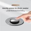 Bathroom Sink Stopper Hair Catcher, Pop-Up Drain Strainer with Stainless Steel Basket, Prevents Clogs, Bathtub Strainer Hair Catcher, Shower Drain