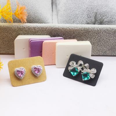 100pcs New 3.5x2.5cm Fashionable Girl Earrings Packaging Card