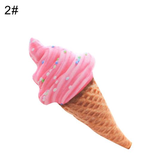 Simulation 3D Ice Cream Doll Plush Stuffed Soft Cushion Sofa Bedding Decoration