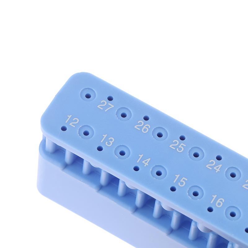 Dental Mini Endodontie Datei Mess Block Halter Kunststoff Endo Dateien Herrscher Organizer Zahnarzt Instrument