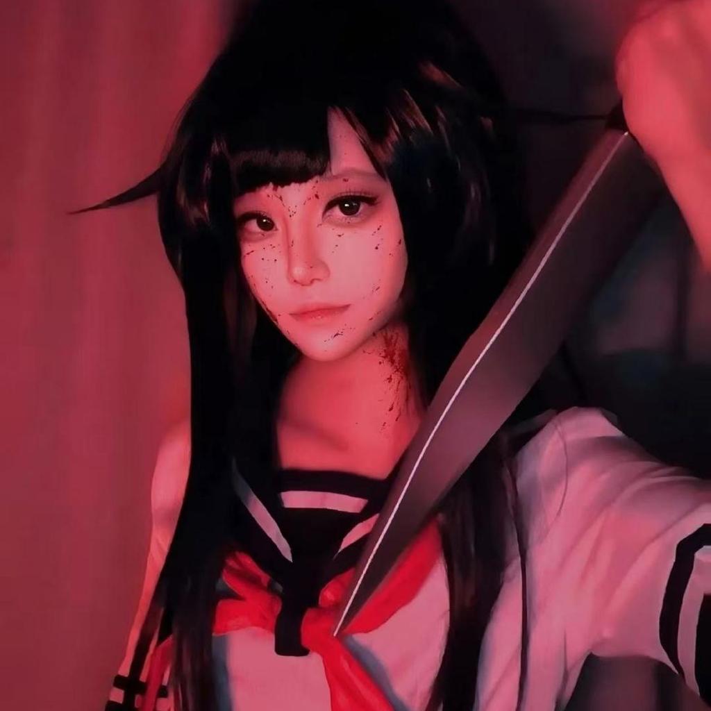 1. Game Yandere Simulator Ayano Aishi Cosplay Costume Yandere Chan Akademi High Sailor JK Uniform Full Outfit for Halloween Comic Con