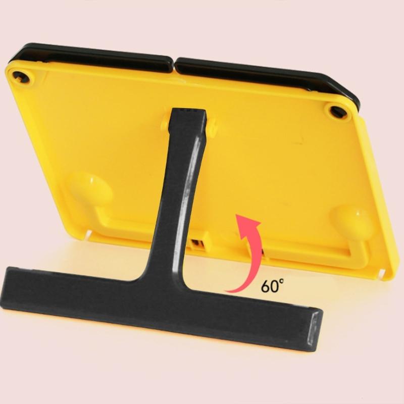 Desktop Sheet Music Stand with Page Clip Angles Adjustable Foldable Tabletop Music Stand 20.1x15.6cm Sheet Music Holder