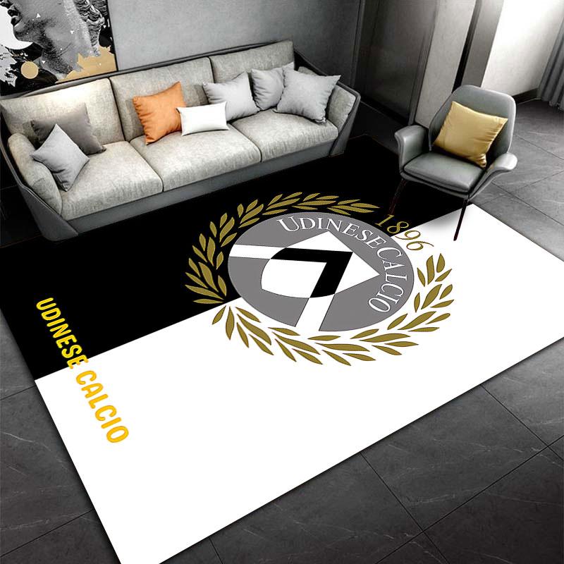 Udinese Calcio Logo Carpet suitable as a non-slip mat for the living room or bedroom sofa