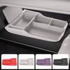 For Xiaomi SU7 2024 Central Control Lower Storage Box Tray Silicone Double-layer Private Storage Case Organizer Interior Holder