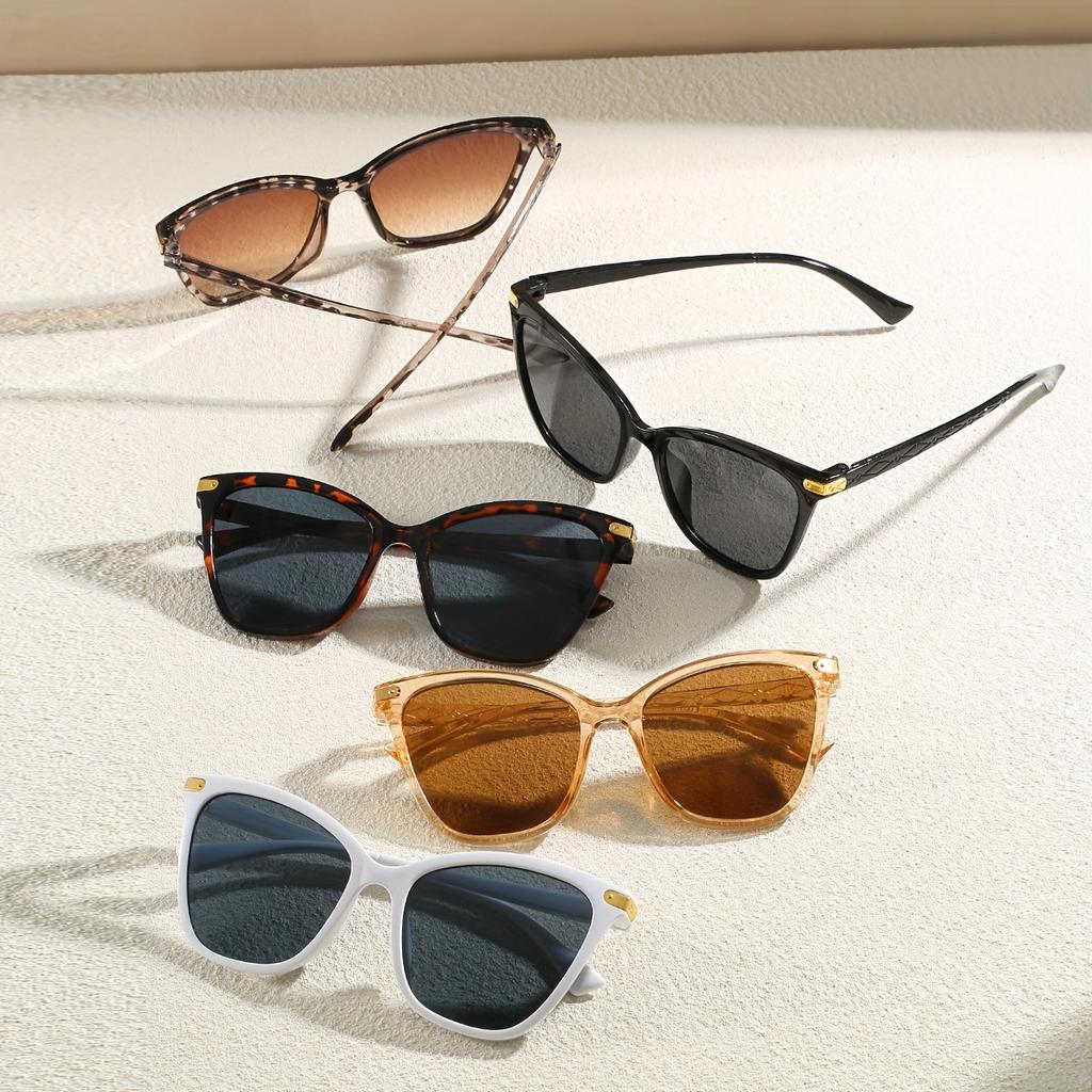 Vintage Cat Eye Sunglasses Women Luxury Designer Cateye Sun Glasses for Ladies New Fashion Square Sunglass Female Outdoor Travel