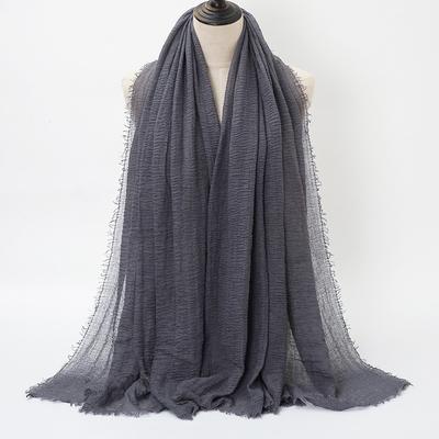 Summer Cotton Linen Scarf For Women Lady Solid Color Thin Scarves Soft Shawl Foulard Viscose Spring Female Wrap Shawls New