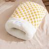 Thickened Cat Sleeping Bag Warm Pet Pocket Quilt Bed Cute Pet Cozy Cave  for Kitten Puppy