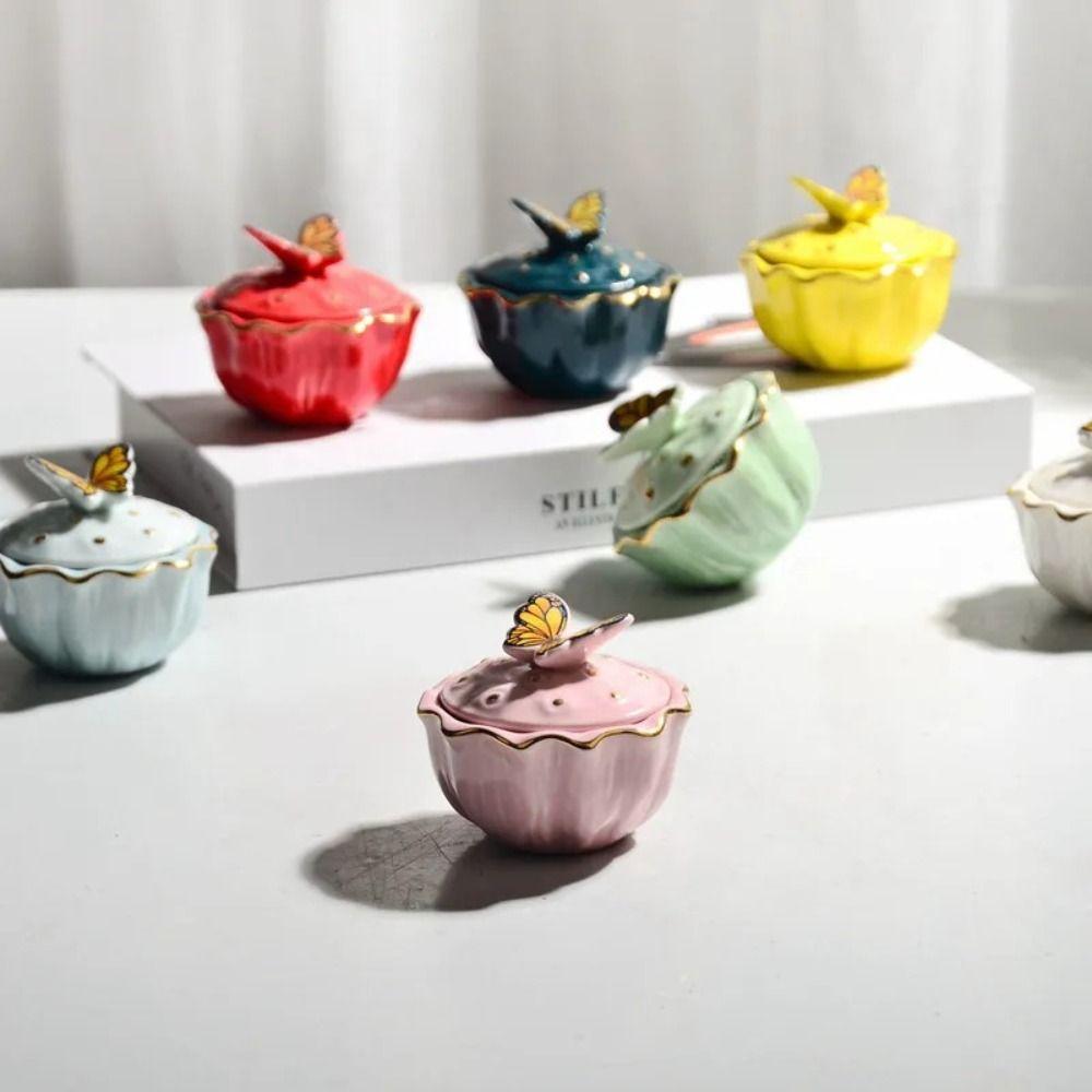 

Китайский стиль бабочка шкатулка для драгоценностей красочная коробка для хранения порошка бытовой мини-футляр для таблеток для мужчин